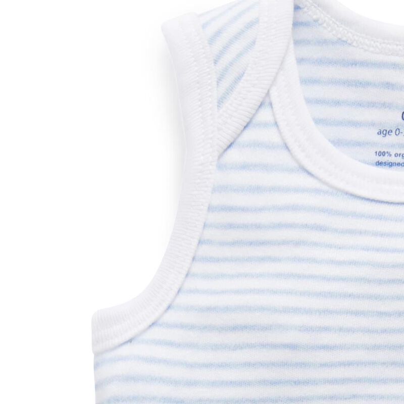 Purebaby 2 Pack Singlet Bodysuit image number 2